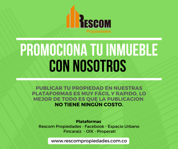 Promociona tu propiedad con nosotros.